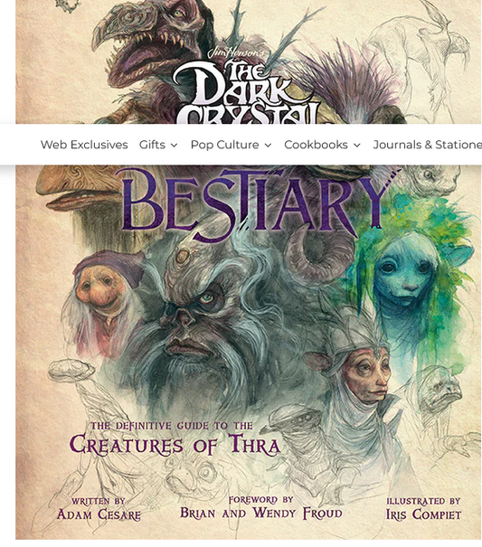 The Dark Crystal Bestiary Book - HalfMoonMusic