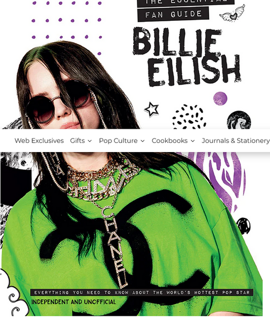 Billie Eilish The Essential Fan Guide Book - HalfMoonMusic