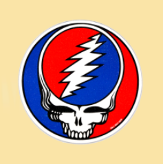 Grateful Dead Steal Your Face Round Mousepad - HalfMoonMusic