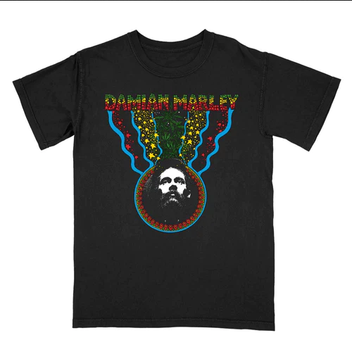 Men's Damian Marley Mystic Meditation T-Shirt - HalfMoonMusic