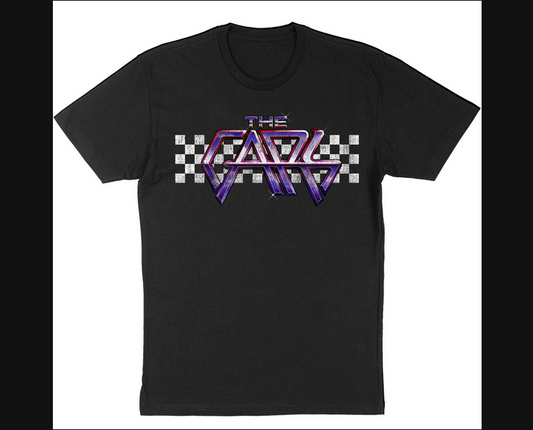 Men's The Cars Checkered Flag T-Shirt - HalfMoonMusic