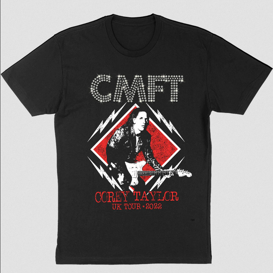 Men's Corey Taylor CMFT UK Tour 2022 T-Shirt - HalfMoonMusic