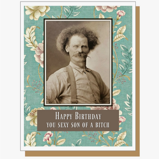 Sexy S.O.B Greeting Card - HalfMoonMusic