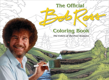 The Official Bob Ross Coloring Book - HalfMoonMusic