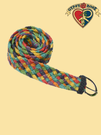 Soul Shine Hemp Belt - HalfMoonMusic
