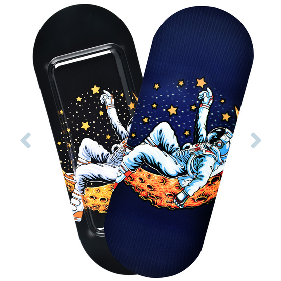 Star Reacher Astronaut Skateboard Rolling Tray & 3D Magnetic Cover - HalfMoonMusic