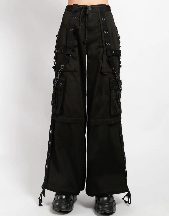 Unisex Jungleland Studded Zip-Off Punk Tripp Pants - HalfMoonMusic