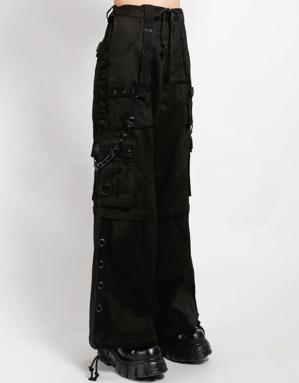 Unisex Jungleland Studded Zip-Off Punk Tripp Pants - HalfMoonMusic