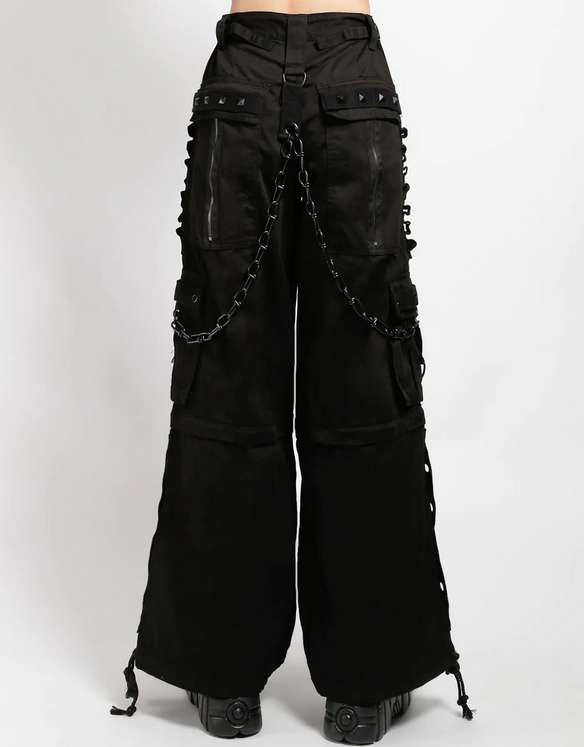 Unisex Jungleland Studded Zip-Off Punk Tripp Pants - HalfMoonMusic
