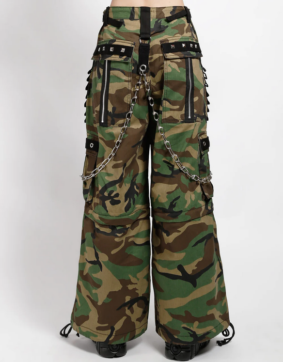 Unisex Jungleland Studded Zip-Off Punk Tripp Pants - HalfMoonMusic