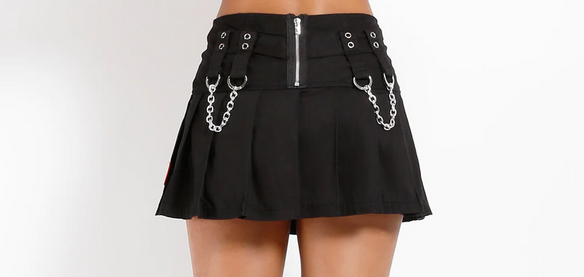 Women's Chained Classic Short Tripp Skirt - HalfMoonMusic