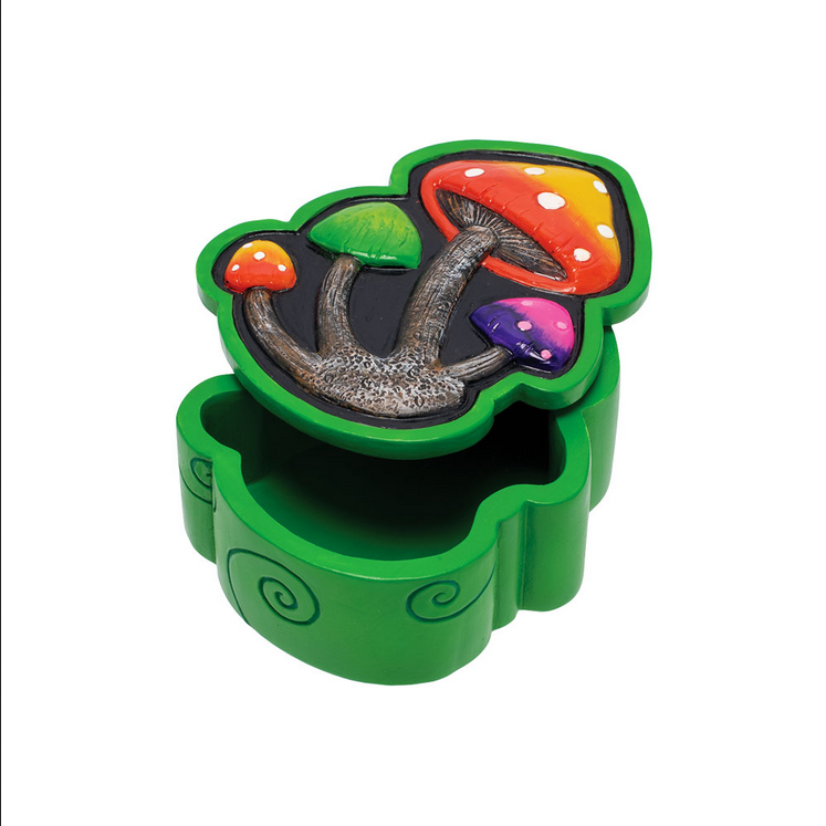 Mushroom Shroomin' Stash Box - HalfMoonMusic