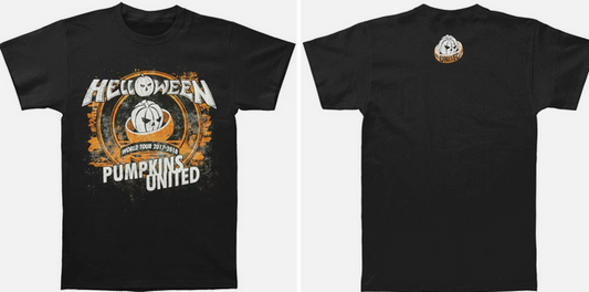 Men's Helloween Pumpkins United T-Shirt - HalfMoonMusic
