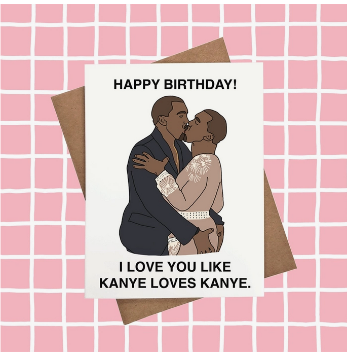 Kanye West Birthday Card - HalfMoonMusic