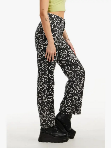 Women's Happiness Denim Pants - HalfMoonMusic