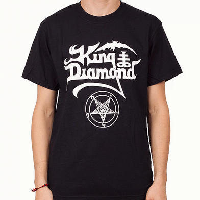 Men's King Diamond Logo T-Shirt - HalfMoonMusic