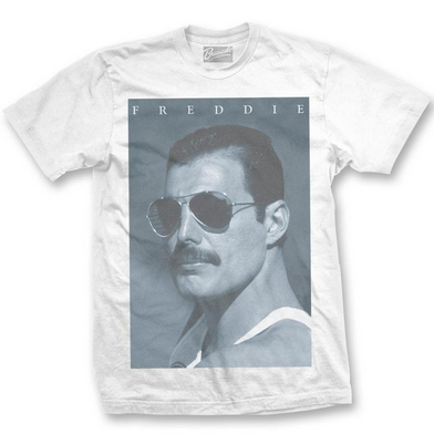 Men's Freddie Mercury Blue T-Shirt - HalfMoonMusic