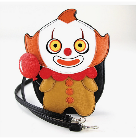 Creepy Cute Clownh Crossbody Bag - HalfMoonMusic