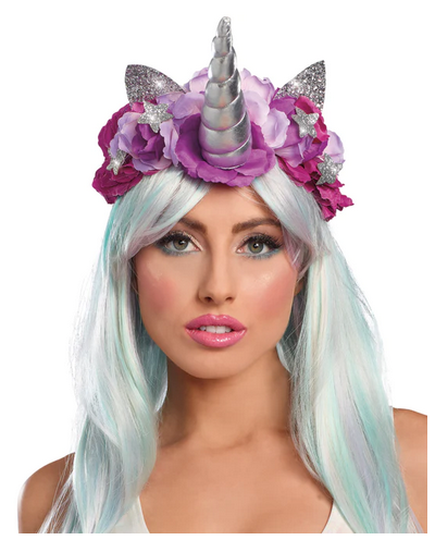 Girl's Halloween Costume Accessory - Unicorn Headpiece - HalfMoonMusic