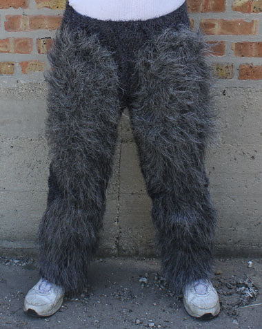 Men's Halloween Costume - Beast Legs, Grey - HalfMoonMusic