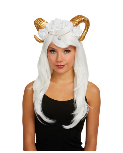 Unisex Halloween Costume Accessory - Ram Horns - HalfMoonMusic