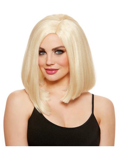 Women's Halloween Costume Accessory - Blunt Lob Wig - HalfMoonMusic