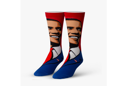 Men's Barack Obama Socks - HalfMoonMusic