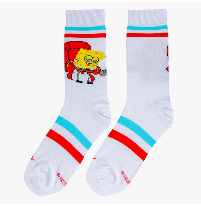 Women's Spongebob Imma Head Out Socks - HalfMoonMusic