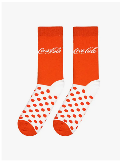 Men's Coca-Cola Crew Socks - HalfMoonMusic