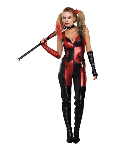 Women's Halloween Costume - Harlequin Blaster - HalfMoonMusic