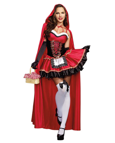 Women's Halloween Costumes - Little Red - HalfMoonMusic