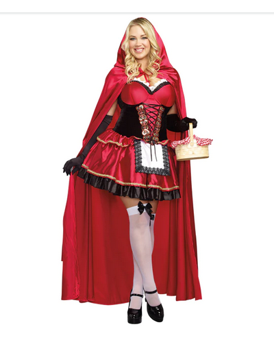 Women's Halloween Costumes - Little Red - HalfMoonMusic