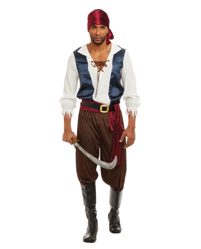 Men's Halloween Costume - Rogue Pirate - HalfMoonMusic