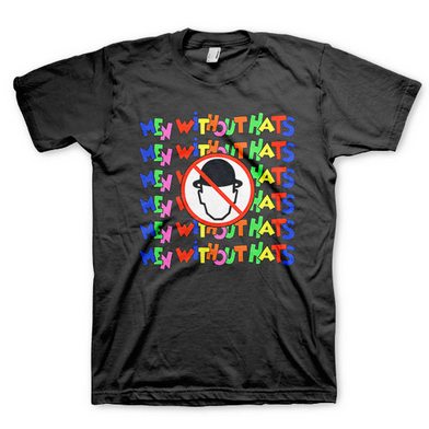 Men's Men Without Hats Colorful Logo T-Shirt - HalfMoonMusic