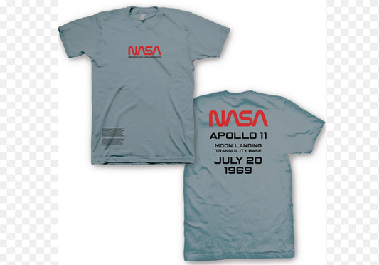 Men's Nasa Apollo 11 T-Shirt - HalfMoonMusic