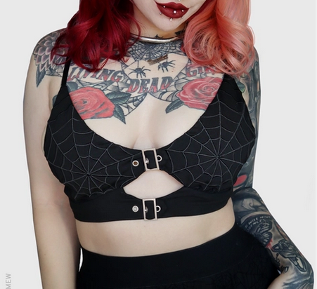 Women's Venom Bralette - HalfMoonMusic