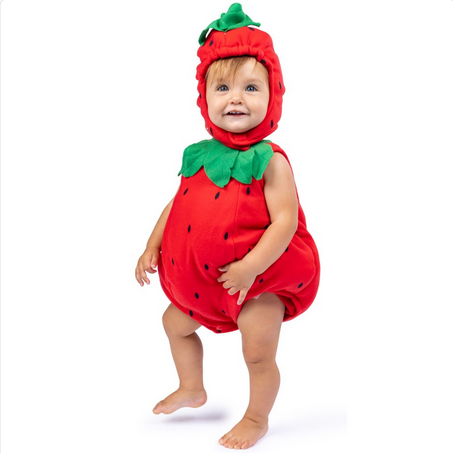 Baby Halloween Costume - Strawberry - HalfMoonMusic