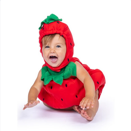 Baby Halloween Costume - Strawberry - HalfMoonMusic