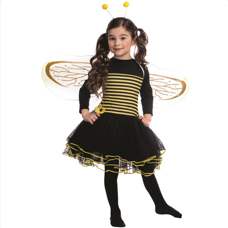 Girl's Halloween Costume - Bumblebee - HalfMoonMusic