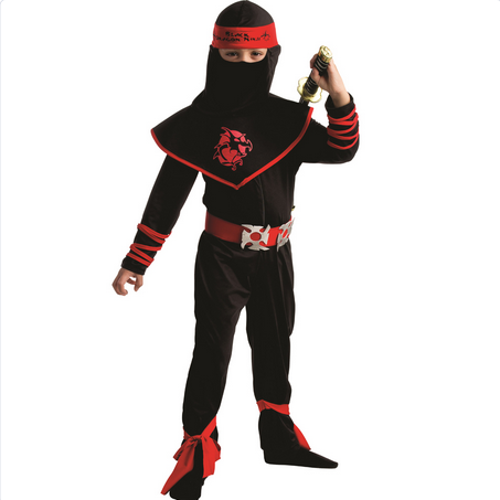 Boy's Halloween Costume - Ninja Warrior - HalfMoonMusic