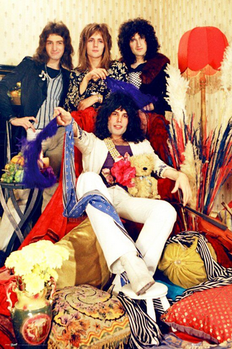 Queen Band Photo Poster - HalfMoonMusic