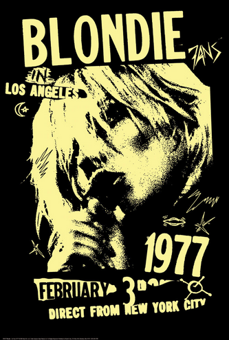 Blondie LA Tour 1977 Poster - HalfMoonMusic