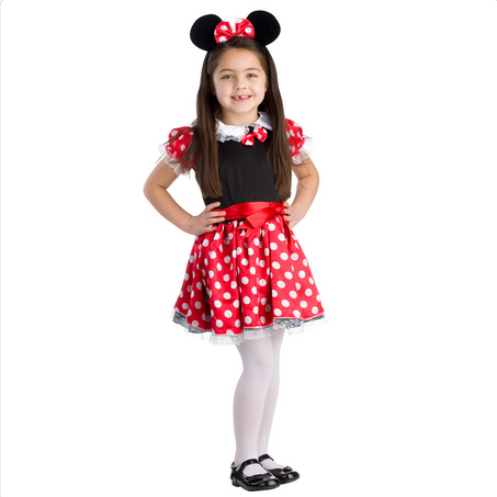 Girl's Halloween Costume - Charming Miss Mouse - HalfMoonMusic