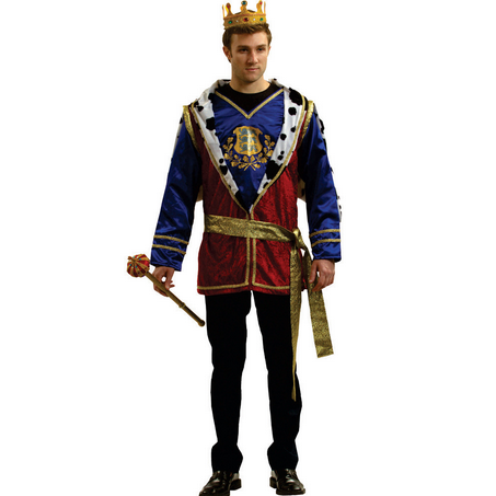 Men's Halloween Costume - Noble King - HalfMoonMusic