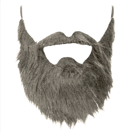 Men's Halloween Costume Accessory - Beard & Mustache - HalfMoonMusic