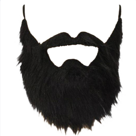 Men's Halloween Costume Accessory - Beard & Mustache - HalfMoonMusic