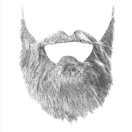 Men's Halloween Costume Accessory - Beard & Mustache - HalfMoonMusic