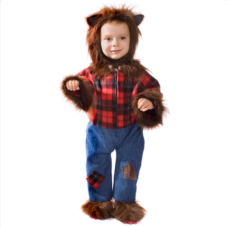 Boy's Halloween Costume - Baby Wolfman - HalfMoonMusic