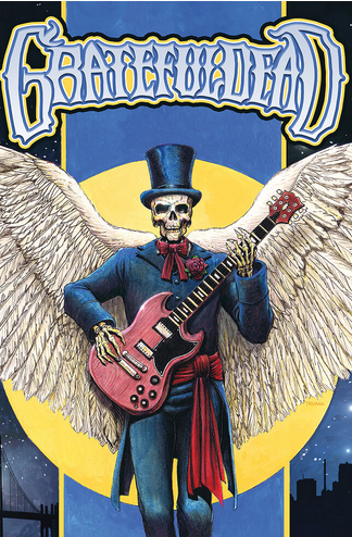 Grateful Dead Skull & Wings Poster - HalfMoonMusic