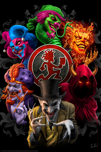 Insane Clown Posse Inner Circle Poster - HalfMoonMusic